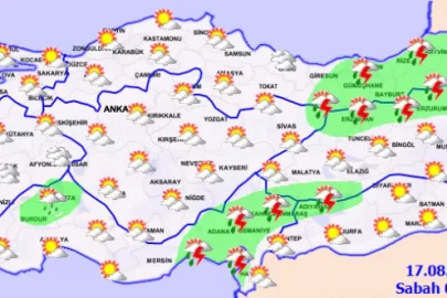 Kuvvetli yağış ve rüzgara dikkat! Bugün yurtta hava nasıl olacak?